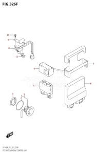 DF115AZ From 11503Z-510001 (E03)  2015 drawing PTT SWITCH /​ ENGINE CONTROL UNIT (DF115AST:E03)