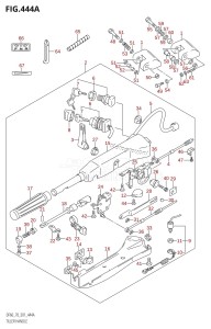 DF60 From 06001F-861001 (E01)  1998 drawing TILLER HANDLE (DF70WTH)