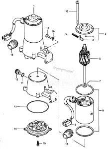 DT50M From 5002-001001 ()  1986 drawing OPT : POWER UNIT