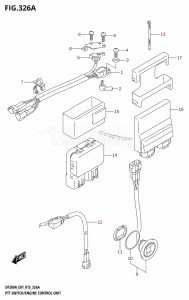 DF200AZ From 20003Z-510001 (E01 E40)  2015 drawing PTT SWITCH /​ ENGINE CONTROL UNIT