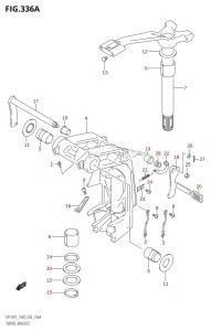 DF140 From 14001F-780001 (E03)  2007 drawing SWIVEL BRACKET