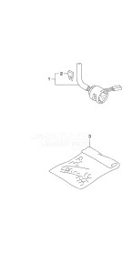 Outboard DF 20A drawing Remocon Cable Electric Start