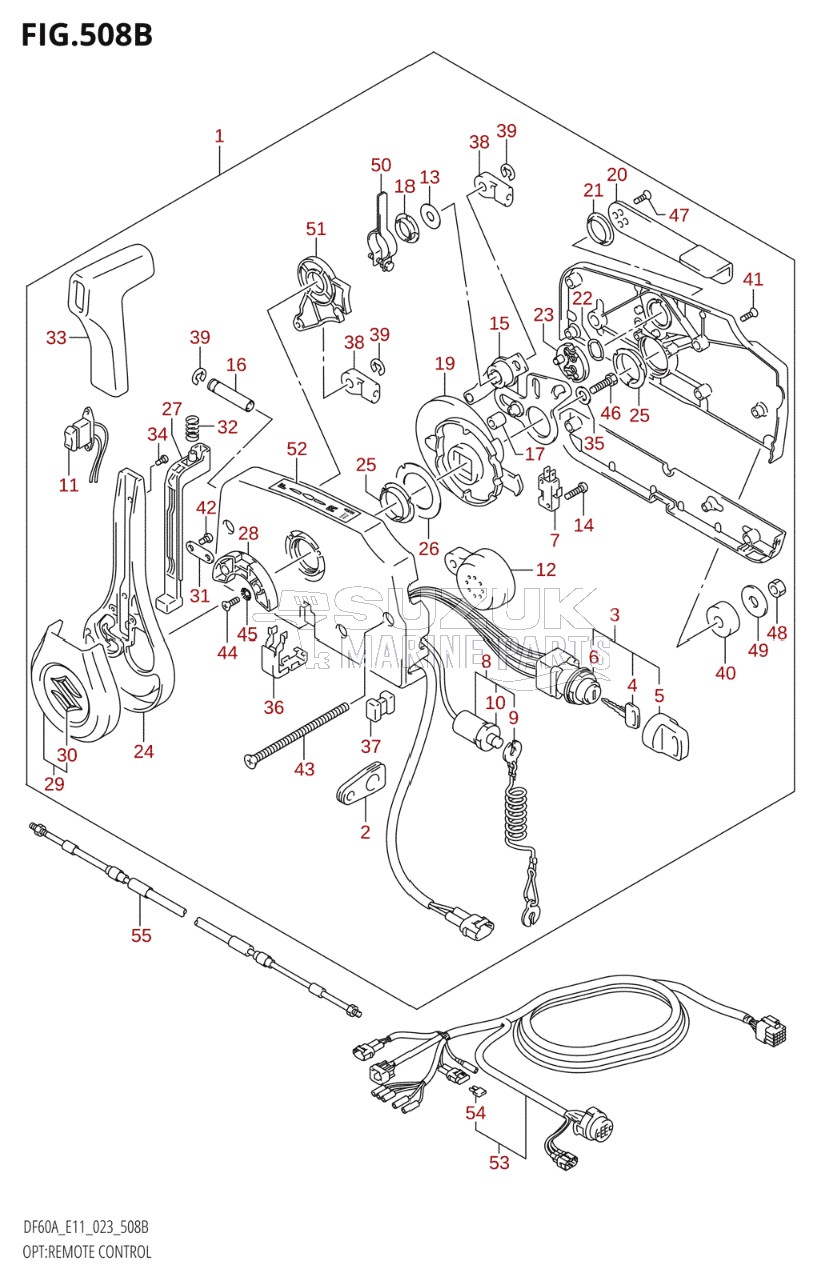 OPT:REMOTE CONTROL ((DF40A:E11,DF40AST:E34,DF50A:E11,DF60A:(E11,E40),DF60AVT:E11,DF40ASVT:E34):021)