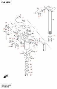 DF40A From 04003F-610001 (E01 E34)  2016 drawing SWIVEL BRACKET (DF60AVT:E01)