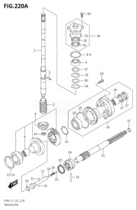 07003F-240001 (2022) 70hp E11 E40-Gen. Export 1-and 2 (DF70AT  DF70ATH  DF70ATH) DF70A drawing TRANSMISSION