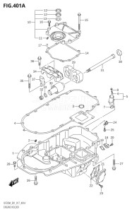 20003Z-710001 (2017) 200hp E01 E40-Gen. Export 1 - Costa Rica (DF200AZ) DF200AZ drawing ENGINE HOLDER