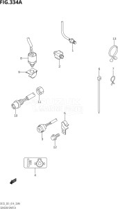 02503F-410001 (2014) 25hp E01-Gen. Export 1 (DF25  DF25A  DF25AT  DF25ATH  DF25Q  DF25R) DF25 drawing SENSOR / SWITCH (DF25:E01)