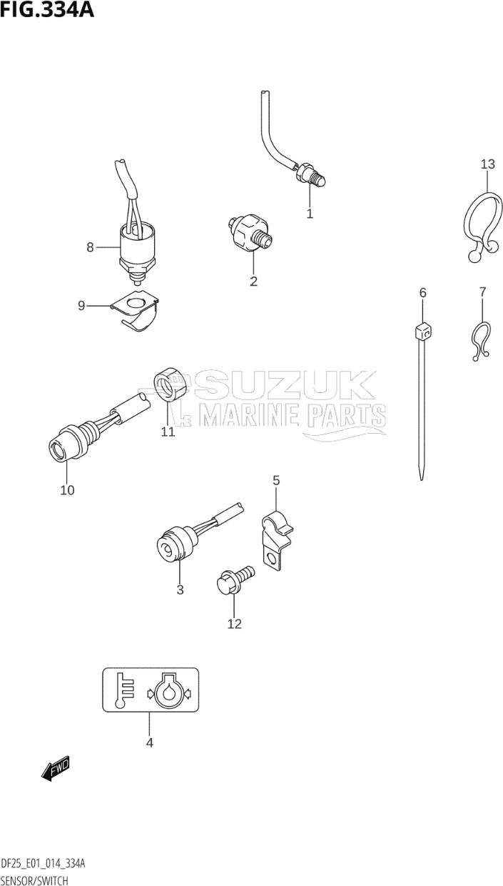 SENSOR / SWITCH (DF25:E01)