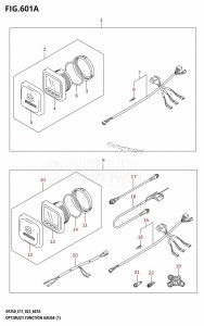 DF225T From 22503F-140001 (E11 E40)  2021 drawing OPT:MULTI FUNCTION GAUGE (1) (020,021)