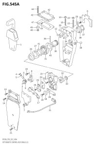 00995F-240001 (2022) 9.9hp E03 P03-USA (DF9.9B  DF9.9B    DF9.9BT  DF9.9BT    DF9.9BTH) DF9.9B drawing OPT:REMOTE CONTROL ASSY SINGLE (2) (SEE NOTE)