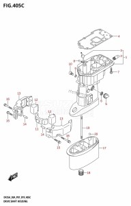 DF25A From 02504F-910001 (P01)  2019 drawing DRIVE SHAFT HOUSING (DF30AQ)