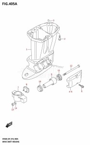 DF60A From 06003F-610001 (E01 E40)  2016 drawing DRIVE SHAFT HOUSING (DF40A:E01)