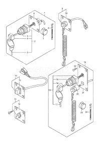 Outboard DF 140 drawing Switch