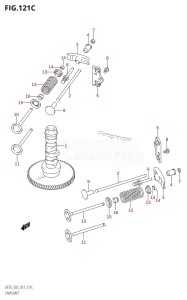 DF25 From 02503F-310001 (E03)  2013 drawing CAMSHAFT (DF25Q:E03)