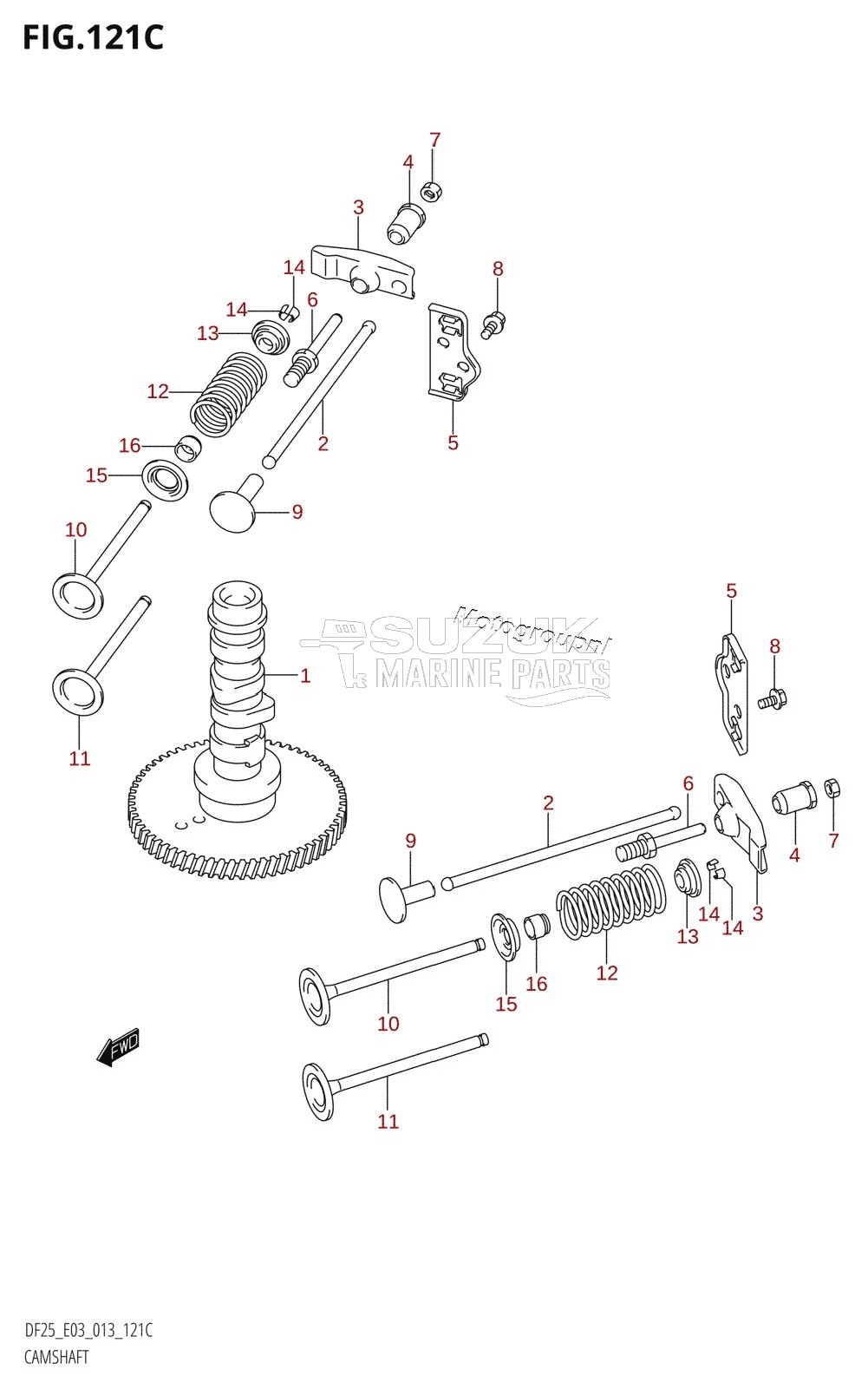 CAMSHAFT (DF25Q:E03)