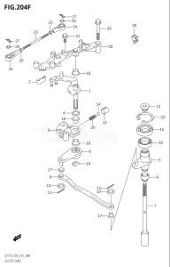 17502F-410001 (2014) 175hp E03-USA (DF175T) DF175T drawing CLUTCH SHAFT (DF175TG:E03)