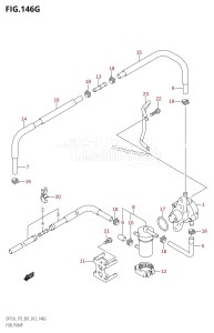 DF150Z From 15002Z-210001 (E01 E40)  2012 drawing FUEL PUMP (DF175Z:E01)