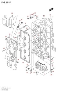 DF150Z From 15002Z-510001 (E01 E40)  2015 drawing CYLINDER HEAD (DF150Z:E40)