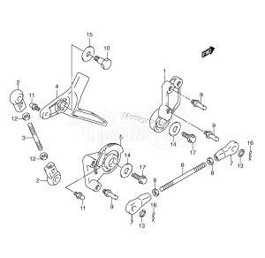 DF30 From 03001F-780001 ()  2007 drawing THROTTLE CONTROL (TYPE:QR /​ T)