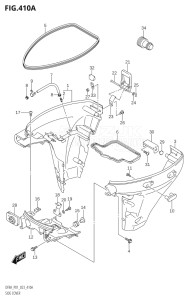 00994F-040001 (2020) 9.9hp P01-Gen. Export 1 (DF9.9A  DF9.9A) DF9.9A drawing SIDE COVER (DF8A,DF9.9A)