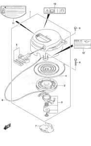 DF 2.5 drawing Recoil Starter