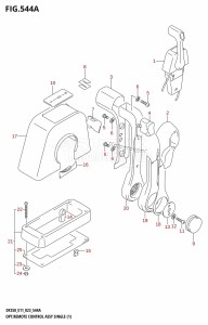 DF225Z From 22503Z-040001 (E01 E03 E40)  2020 drawing OPT:REMOTE CONTROL ASSY SINGLE (1)