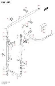 DF200Z From 20002Z-710001 (E03)  2017 drawing FUEL INJECTOR (DF250ST:E03)