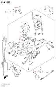 DF150 From 15002F-410001 (E01 E40)  2014 drawing HARNESS (DF175ZG:E40)