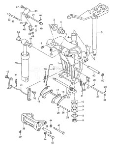 DT55 From 05501-231001 ()  1992 drawing SWIVEL BRACKET (DT55CQ /​ 65CQ)