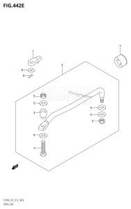 DF70A From 07003F-210001 (E01 E40)  2012 drawing DRAG LINK (DF80A:E01)