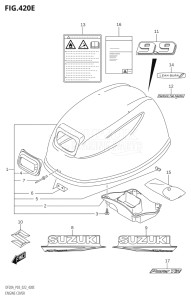 01504F-040001 (2020) 15hp E03 P03-USA (DF15A   DF15A    DF15ATH   DF15ATH) DF15A drawing ENGINE COVER ((DF9.9BT,DF9.9BTH):021)