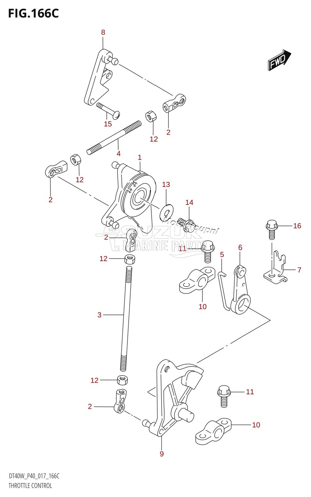 THROTTLE CONTROL (DT40WR:P40)