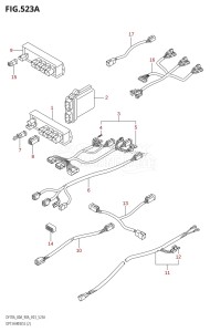 DF90A From 09003F-110001 (E03)  2011 drawing OPT:HARNESS (2)