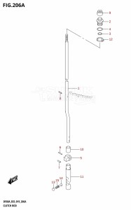 DF50A From 05003F-910001 (E03)  2019 drawing CLUTCH ROD (DF40A,DF50A,DF60A)