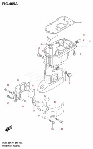 DF30A From 03003F-710001 (P01 P40)  2017 drawing DRIVE SHAFT HOUSING