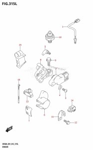 DF40A From 04003F-210001 (E01)  2012 drawing SENSOR (DF60ATH:E40)