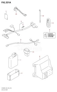 DF175AP From 17503P-810001 (E03)  2018 drawing KEY LESS START