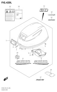 02002F-340001 (2023) 20hp E03-USA (DF20A  DF20AT  DF20ATH) DF20A drawing ENGINE COVER ((DF20A,DF20AT,DF20ATH):021)