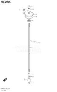 DF80A From 08002F-610001 (E01 E40)  2016 drawing CLUTCH ROD