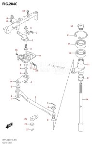 DF150 From 15002F-510001 (E03)  2015 drawing CLUTCH SHAFT (DF150Z:E03)