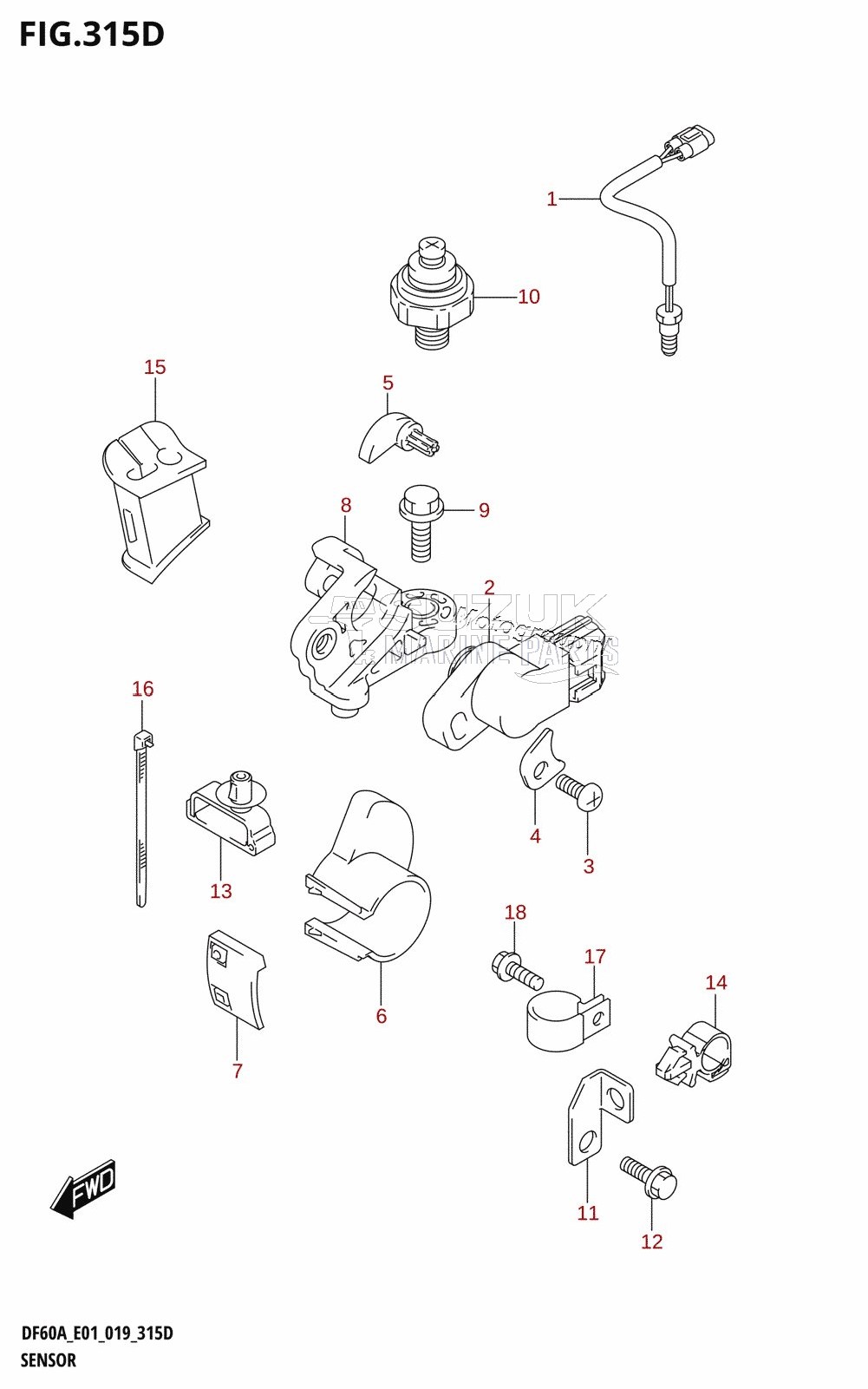 SENSOR (DF60AVT,DF60AVTH)