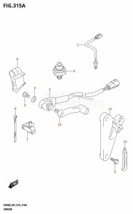 DF60A From 06002F-510001 (E01 E40)  2015 drawing SENSOR (DF40A:E01)