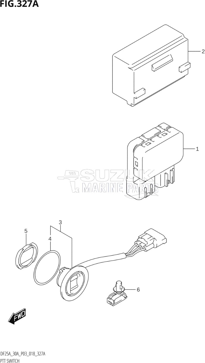 PTT SWITCH (DF25AT,DF30AT)