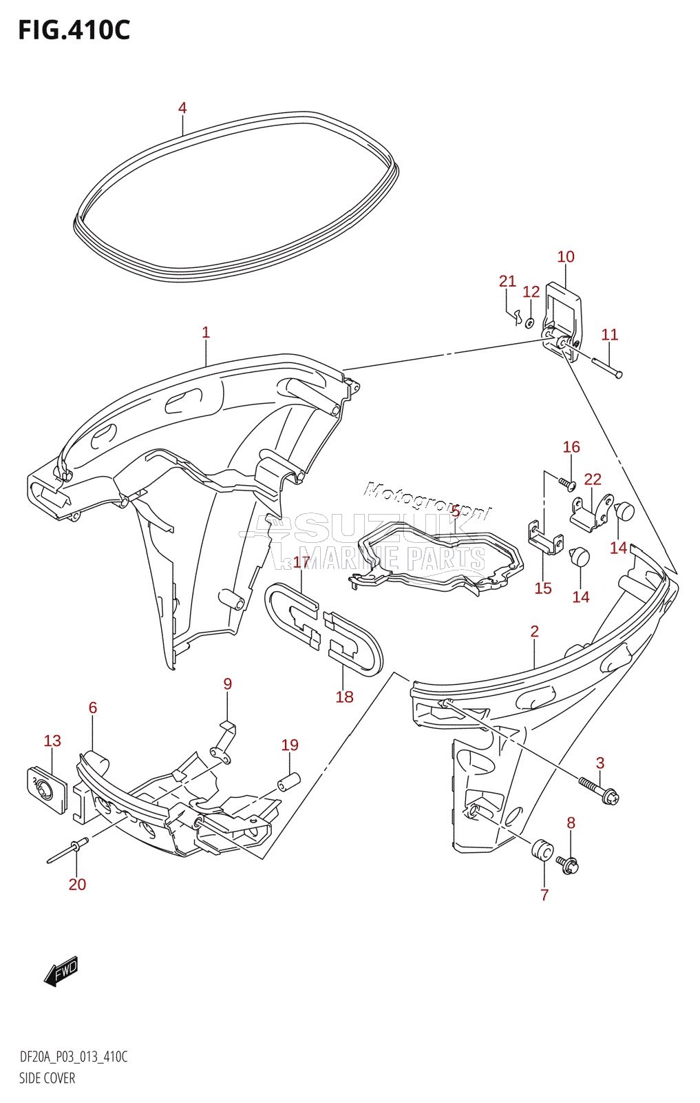 SIDE COVER (DF15A:P03)