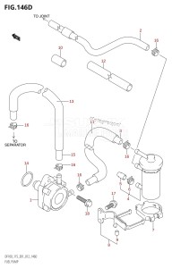 DF115T From 11502F-210001 (E01 E40)  2012 drawing FUEL PUMP (DF115T:E40)