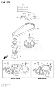 DF9.9A From 00994F-610001 (P03)  2016 drawing TIMING BELT (DF9.9A:P03)