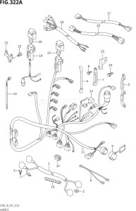 04001F-510001 (2005) 40hp E01-Gen. Export 1 (DF40QHK5  DF40TK5) DF40 drawing HARNESS