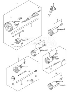 DF140 From 14001F-371001 (E40)  2003 drawing OPT:METER