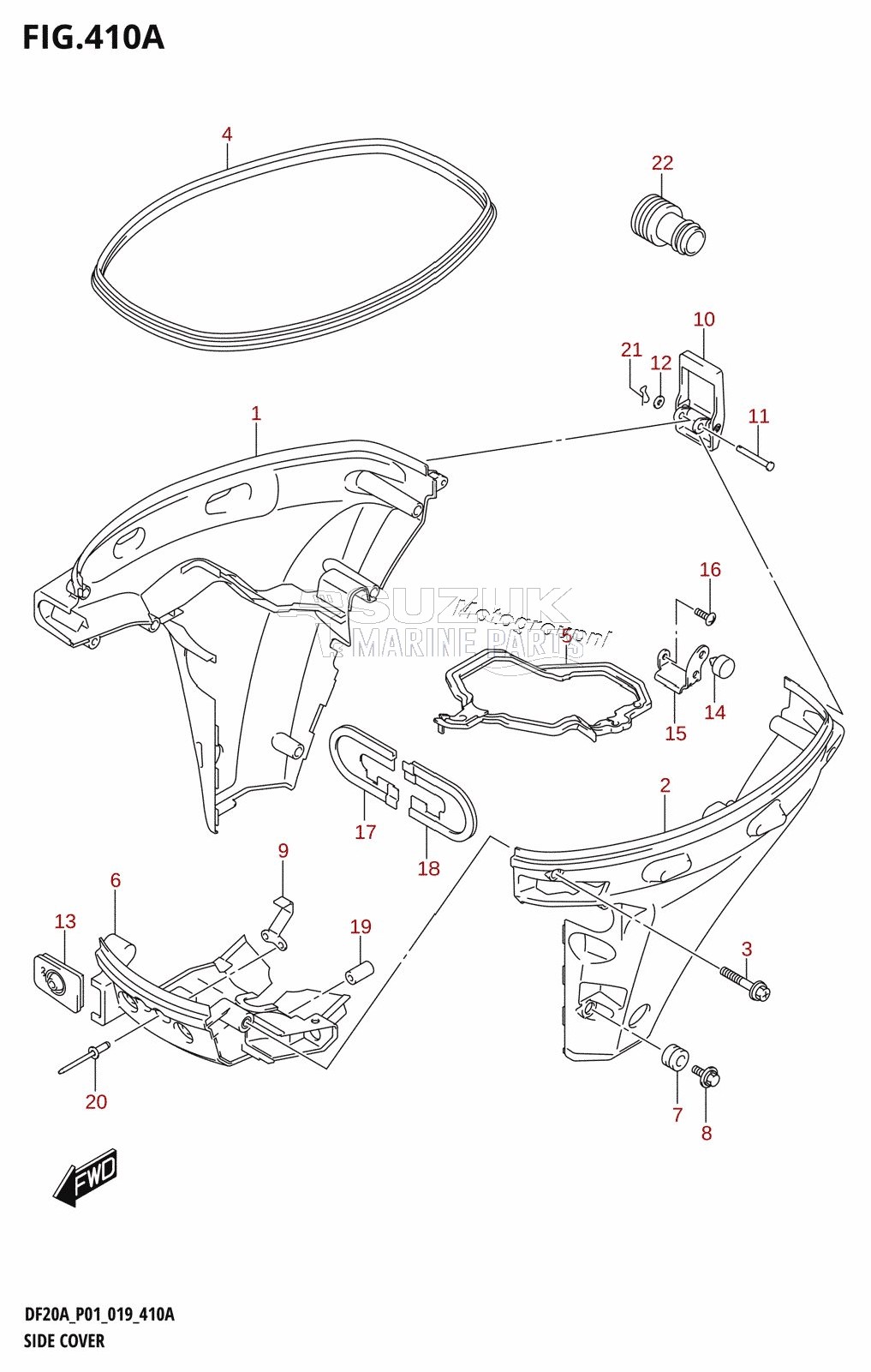 SIDE COVER (DF9.9B,DF15A,DF20A:P01)