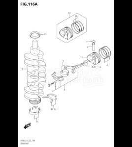 08002F-240001 (2022) 80hp E01 E40-Gen. Export 1 - Costa Rica (DF80AT  DF80AT) DF80A drawing CRANKSHAFT